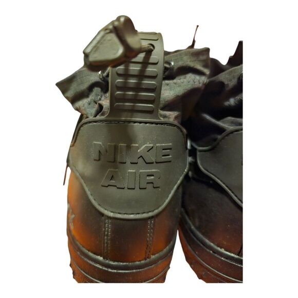 SOLD! *RARE* NIKE AIR FORCE 1 WINTER GORE-TEX CQ7211-003 TRIPLE BLACK - Size 14 - Picture 7 of 10